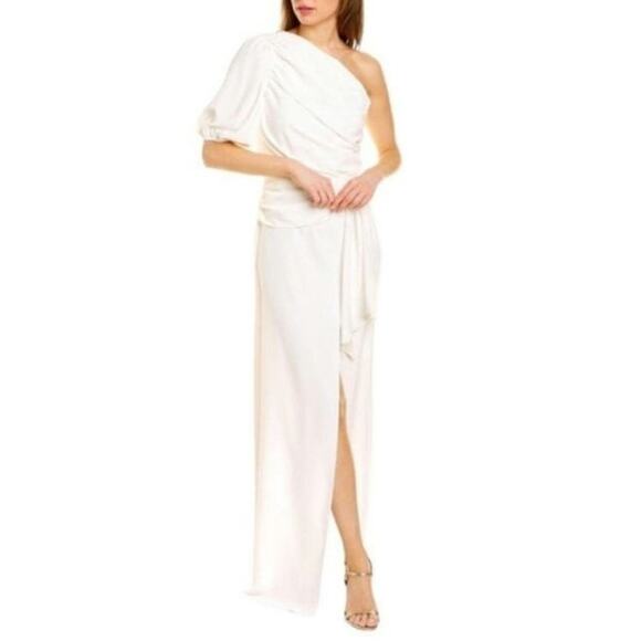 Amanda Uprichard Dresses & Skirts - Amanda Uprichard Bexley Maxi Dress One Shoulder Long Evening‎ Gown Sz M